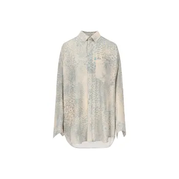 Balenciaga Leo Bleached Long Sleeved Shirt