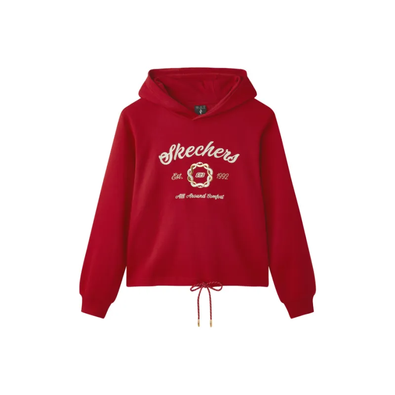 Skechers New Year Sweatshirt Women's Berry Red-0