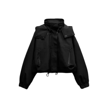 ZARA Jackets Coats Women's Black