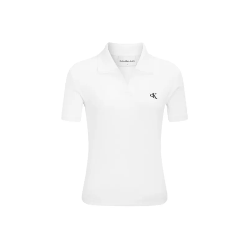CALVIN KLEIN Polo Shirt Women's White-0