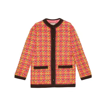 GUCCI Lamé Tweed Jacket