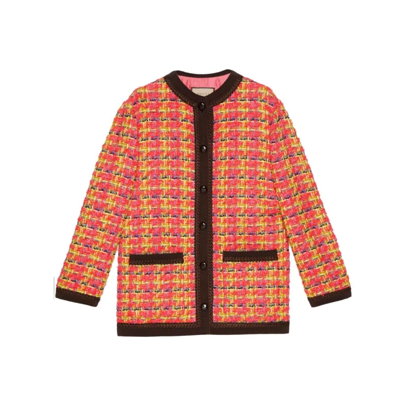 GUCCI Lamé Tweed Jacket-0