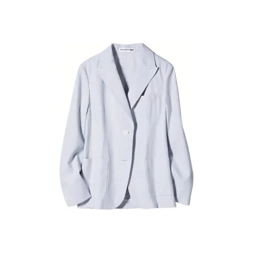 Ines De La Fressange X UNIQLO X Ines De La Fressange Jackets Women's Light Gray