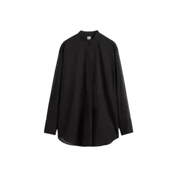 TOTEME Stand up Collar Blouse
