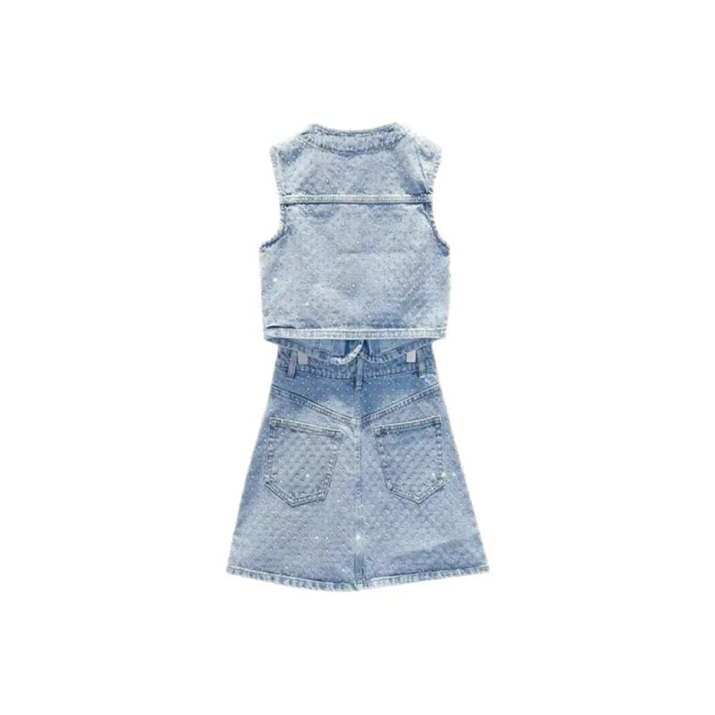 ABBY GODDESS Skirt Set Women's Blue-1