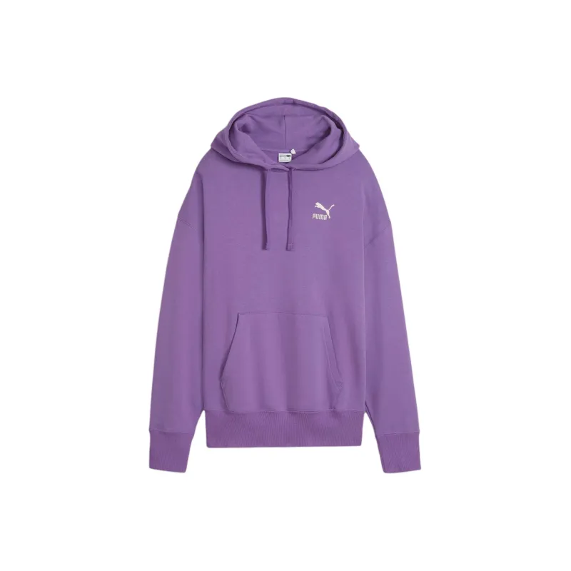 PUMA BETTER CLASSICS Relaxed Women's Hoodie Sweatshirt Women's Purple-0