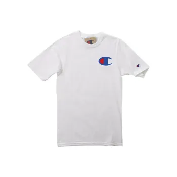 Champion T Shirt US Version Unisex White
