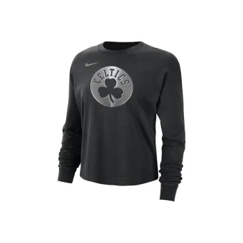 Nike Boston Celtics Courtside Women's Nike Nba Shine Boxy Long Sleeve T Shirt