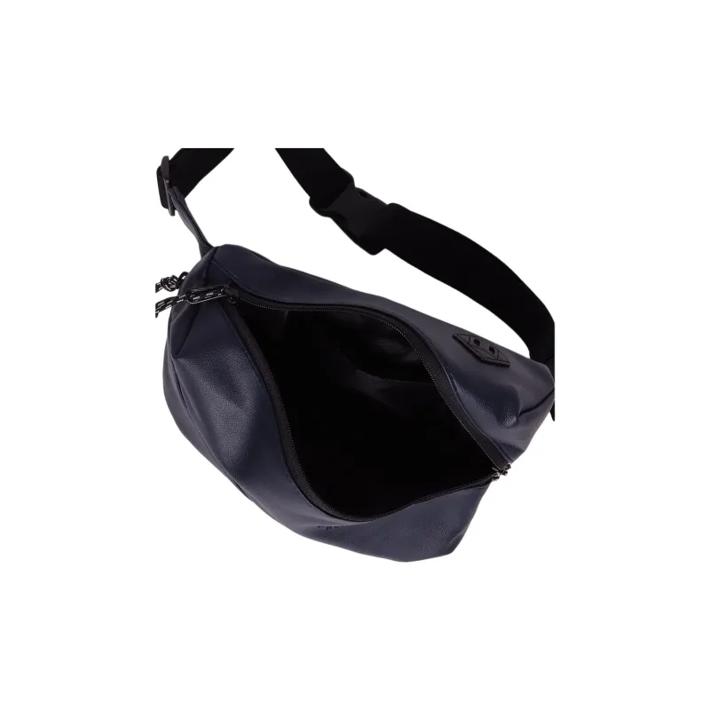 Beams Heart Synthetic Leather Sling Bag Men's Marine Blue-2