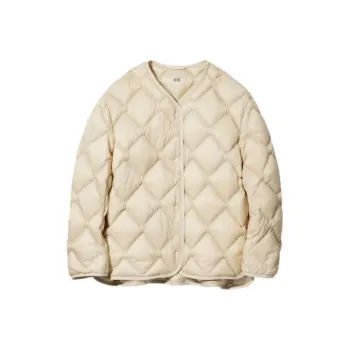 UNIQLO Down Jacket Women's Light Beige