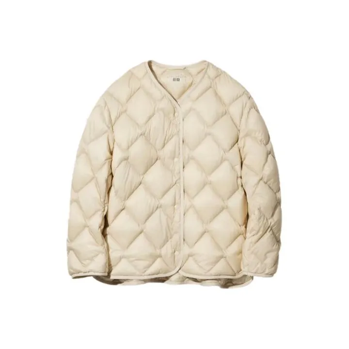UNIQLO Down Jacket Women's Light Beige-0