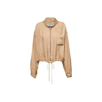 PRADA Triangle-Logo Zipped Jacket