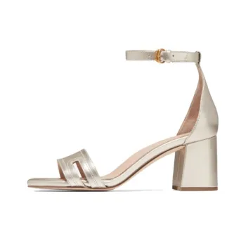 COLE HAAN Adelaine One Strap Sandals 6.5cm Women's Gold