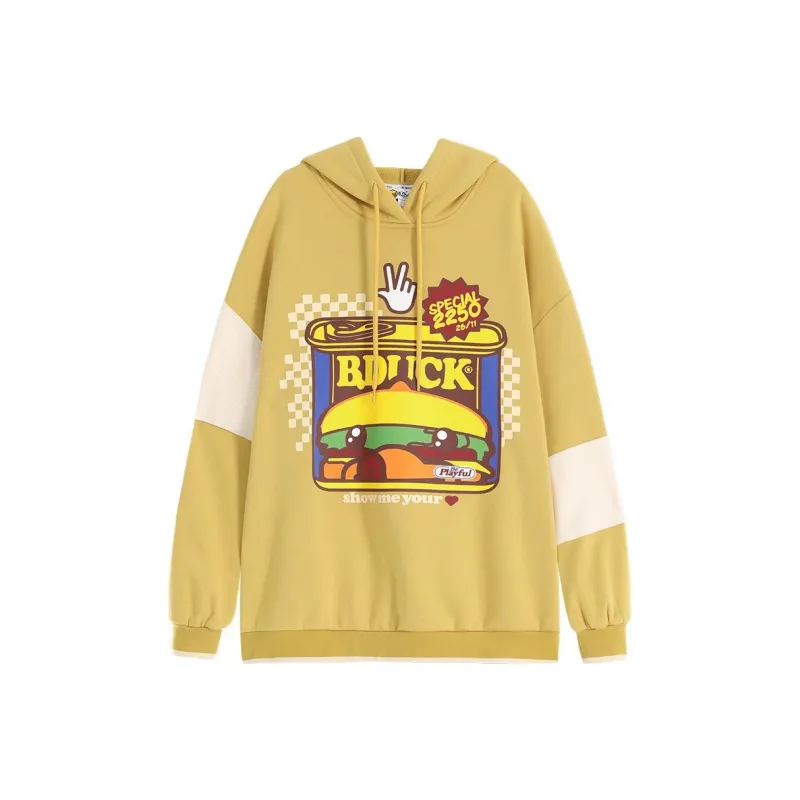 B.Duck Sweatshirt Women's Yellow-0