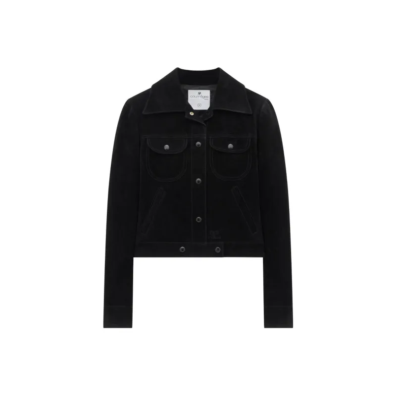 COURREGES Jackets Coats Women's Black-0