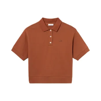 LACOSTE Polo Shirt Women's Brown