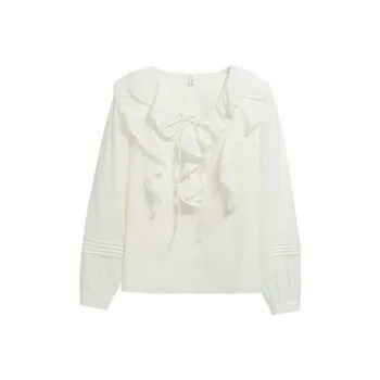 PLANE DRIFT Spring Shirt Women's Apricot