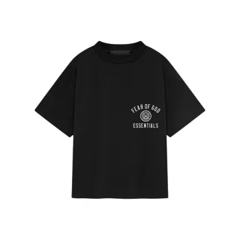 Fear Of God Essentials Women's Tri Blend Crewneck Tee FW24 Black