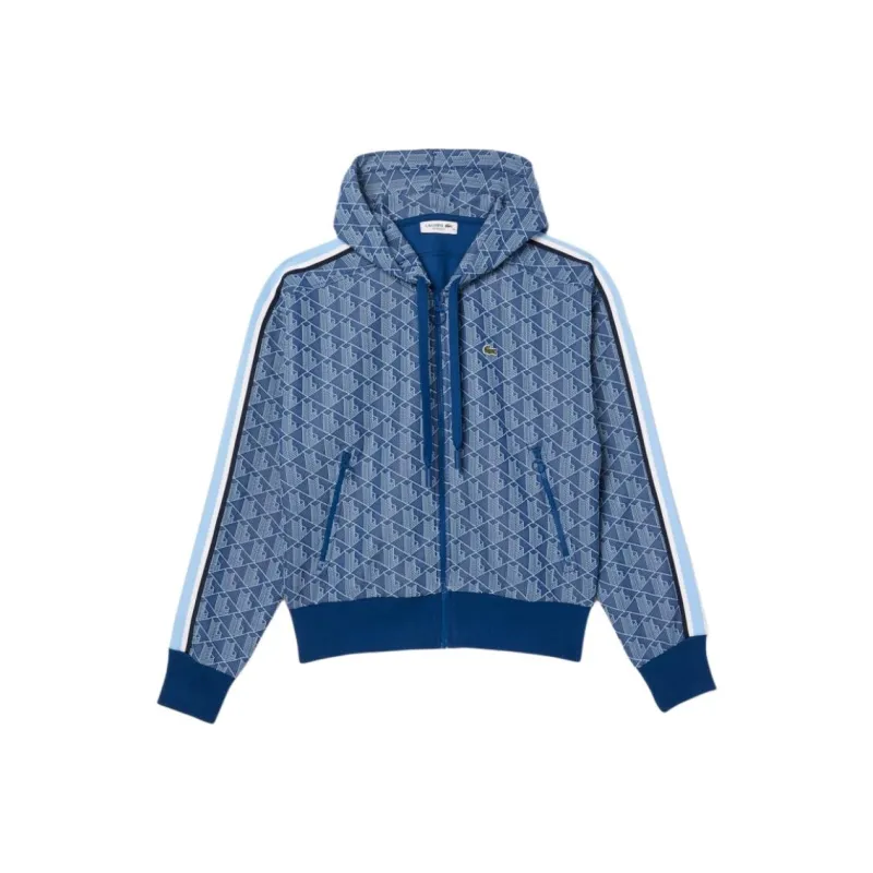 LACOSTE Jacquard Monogram Hoodie-0