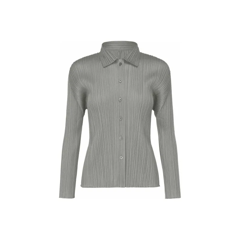 PLEATS PLEASE ISSEY MIYAKE Shirt Women's Gray-0