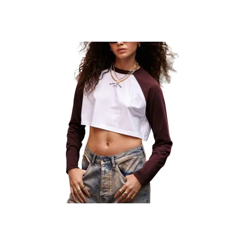 NASTY GAL T-Shirt Women's Eggplant Color
