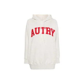 AUTRY Logo Embroidered Sweatshirt Dress