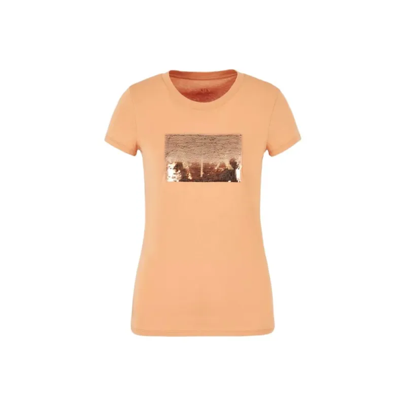 ARMANI EXCHANGEAE FW24 T-Shirt Women's Camel-0