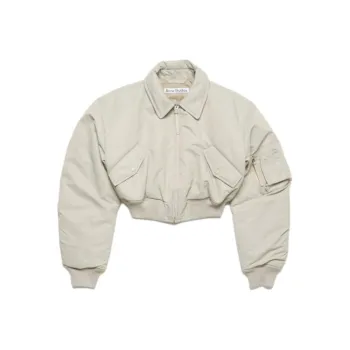 Acne Studios Cropped Zip Up Jacket