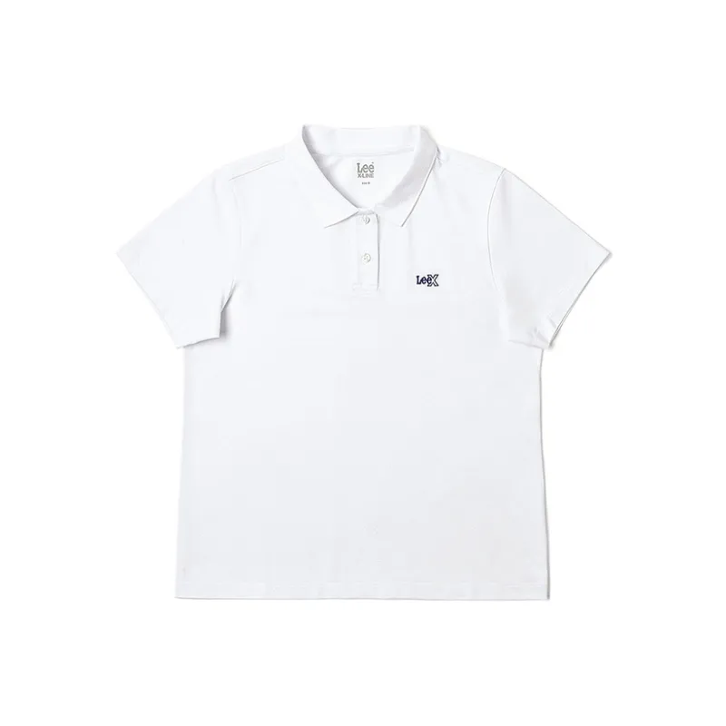 Lee SS25 Polo Shirt Women's White-0