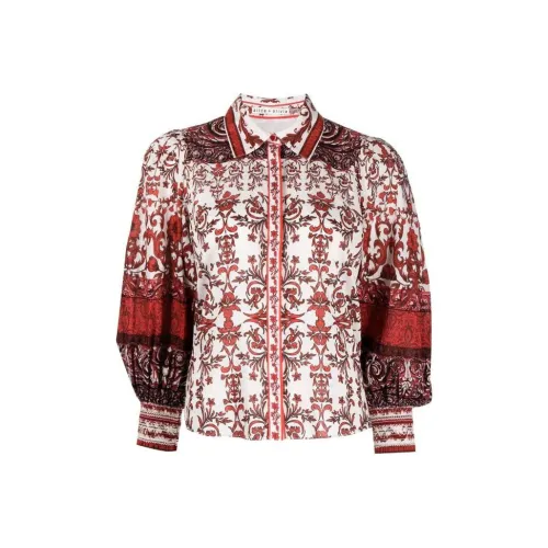 ALICE+OLIVIA Tiffie Floral print Blouse