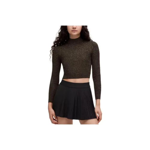 Lululemon Twist-BackLong-Sleeve Glitter Knit Knitwear Women's