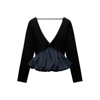 ZARA Regular T Shirt Women's Black