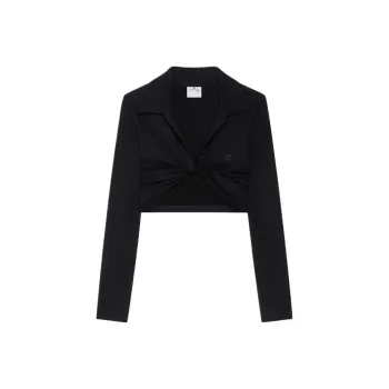COURREGES Twist detailing Top