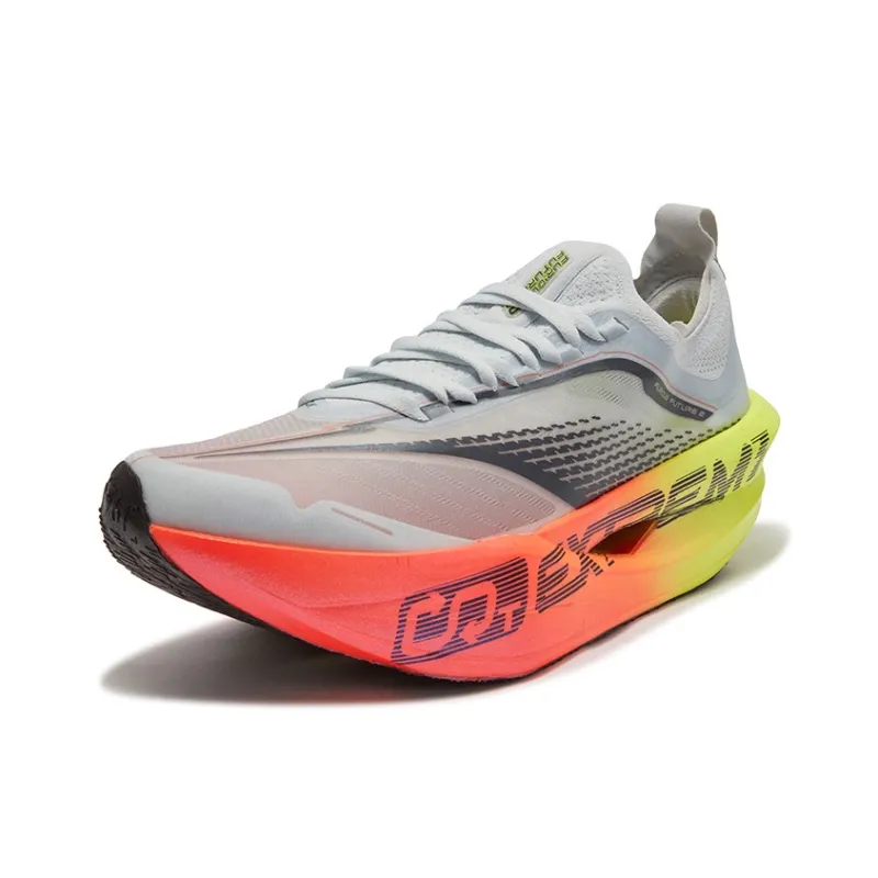 361° Cushioning, Slip Resistant, And Abrasion Resistant Low Top Casual Running Shoes Unisex Fluorescent Blaze Color-1