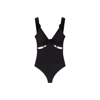 NANUSHKA V neck Cut out Bodysuit