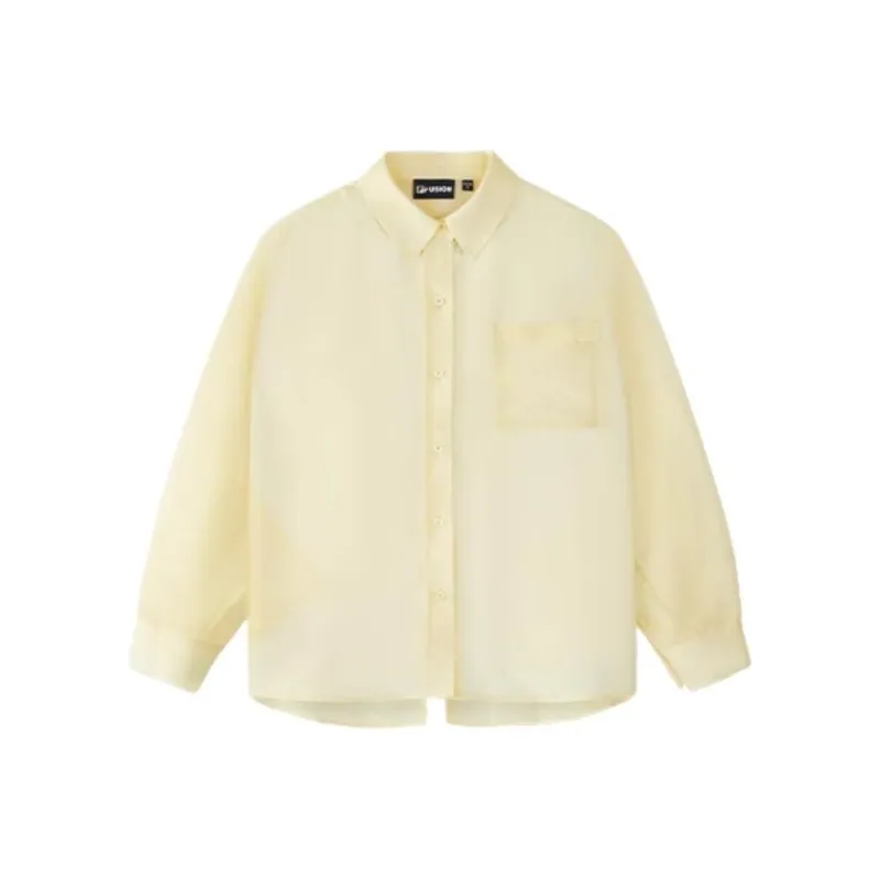 FILA FUSION FOB SS25 Shirt Women's Mist Custard-0