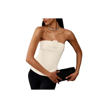 REFORMATION Aradia Top Strapless Top Women's Ivory