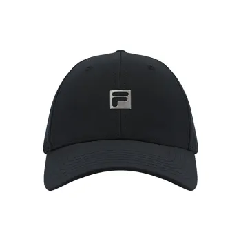 FILA Fitness Polyester Baseball Caps Unisex Jet Black