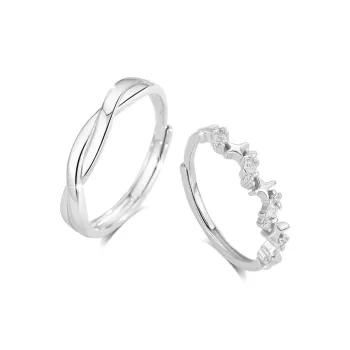 BLANK IN BLANK Sterling Silver Rings Unisex