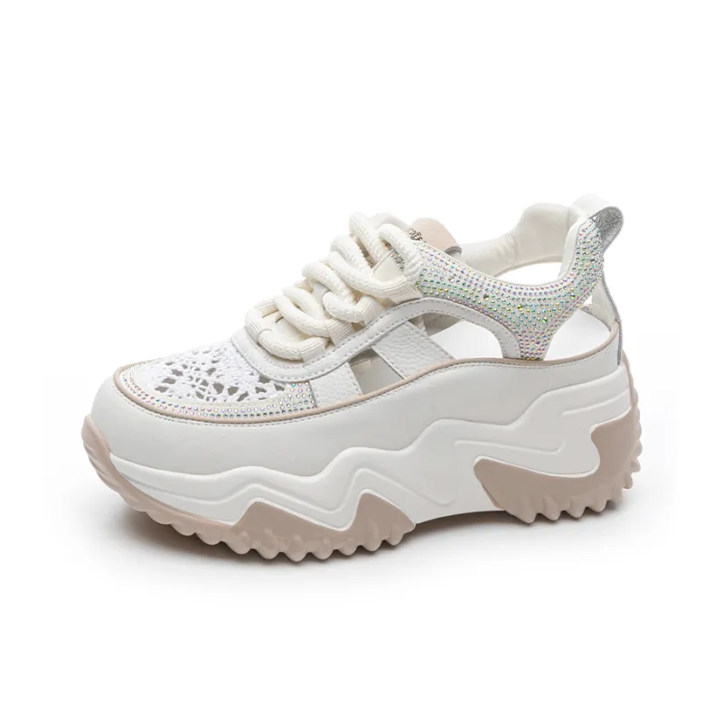NRDROFFICIAL Cushioning Abrasion Resistant Lightweight Breathable Slip Resistant Low Top Casual Shoes Women's-4