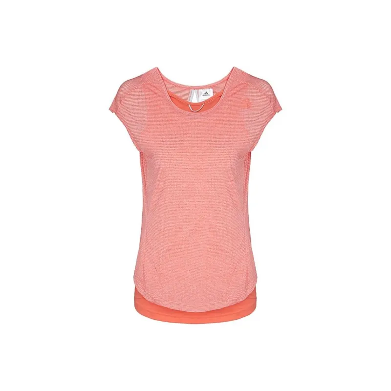 Adidas T-Shirts Women's Red-0