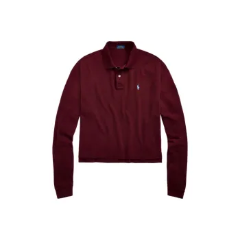 Polo Ralph Lauren SS24 Polo Shirt Women's Burgundy