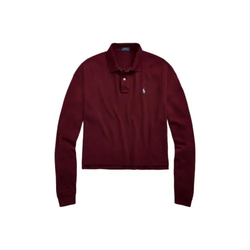 Polo Ralph Lauren SS24 Polo Shirt Women's Burgundy