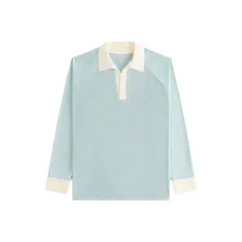 KITH FW24 Ridley Monogram Polo Shirt Women's Blue