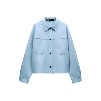 ZARA Jackets Coats Women's Sky Blue