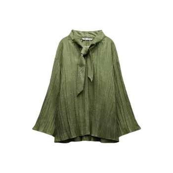 ZARA ZW Series Shirt Women's Green