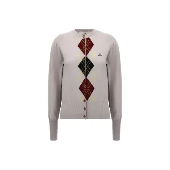 Vivienne Westwood Argyle Motif Knitted Cardigan