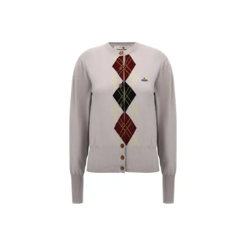 Vivienne Westwood Argyle Motif Knitted Cardigan