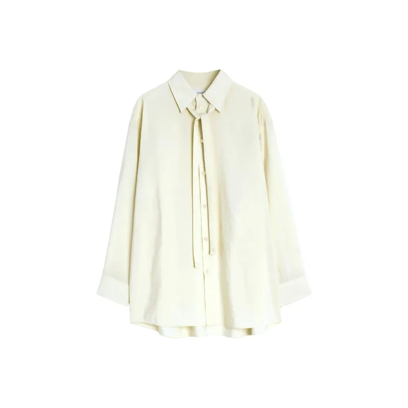 Lemaire Tie Long Shirt-0