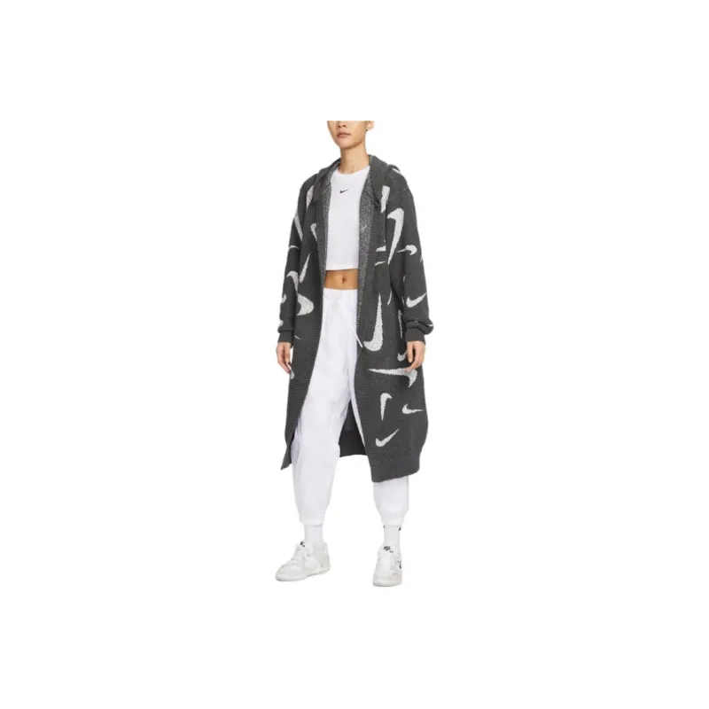 Nike Sportswear Phoenix Cozy Bouclé Women's Loose Long Knit Cardigan-0